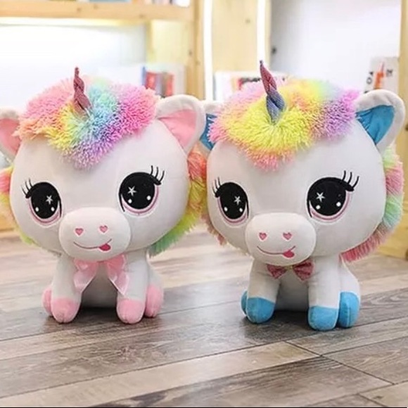Pinksy Hooves Large Rainbow Unicorn New With Tags - Picture 2 of 8